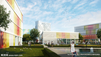 章丘商貿(mào)體-廣場圖片